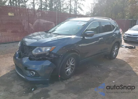 2014 Nissan Rogue Sl from USA, damaged, VIN 5N1AT2MT4EC812737